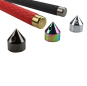 High-quality rubber handle steel expandable baton BT26B068 black